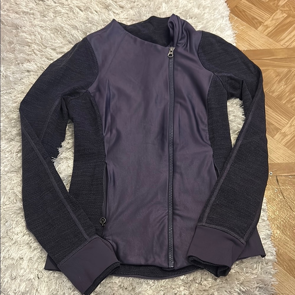 Lululemon Athletica Purple Bomber Jacket Performance Fit